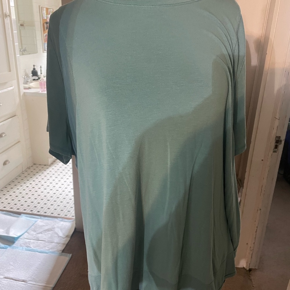 Womens plus athletic shirt good used condition